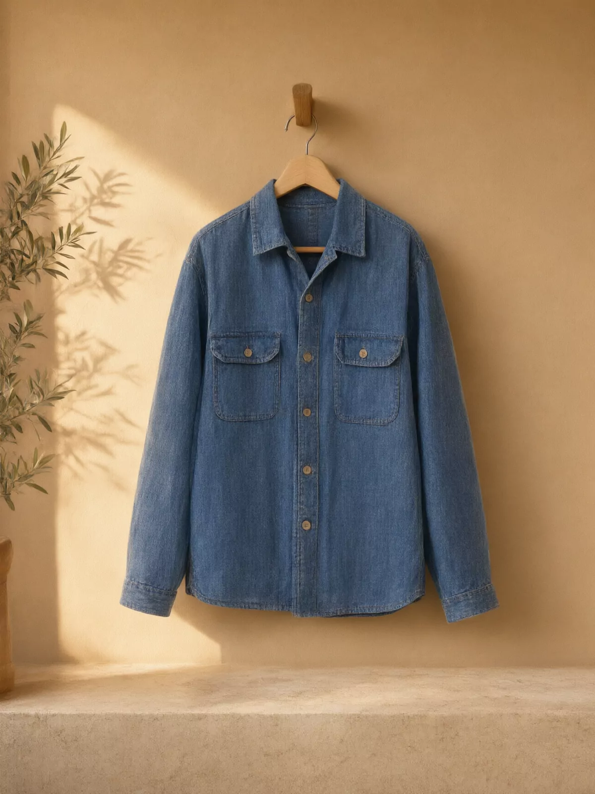 La surchemise indigo